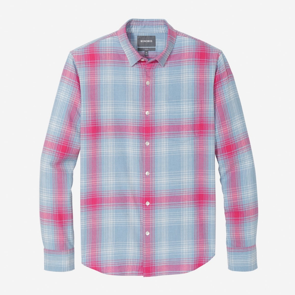 🆕 Bonobos Brushed Button-Down Shirt; SIZE: S